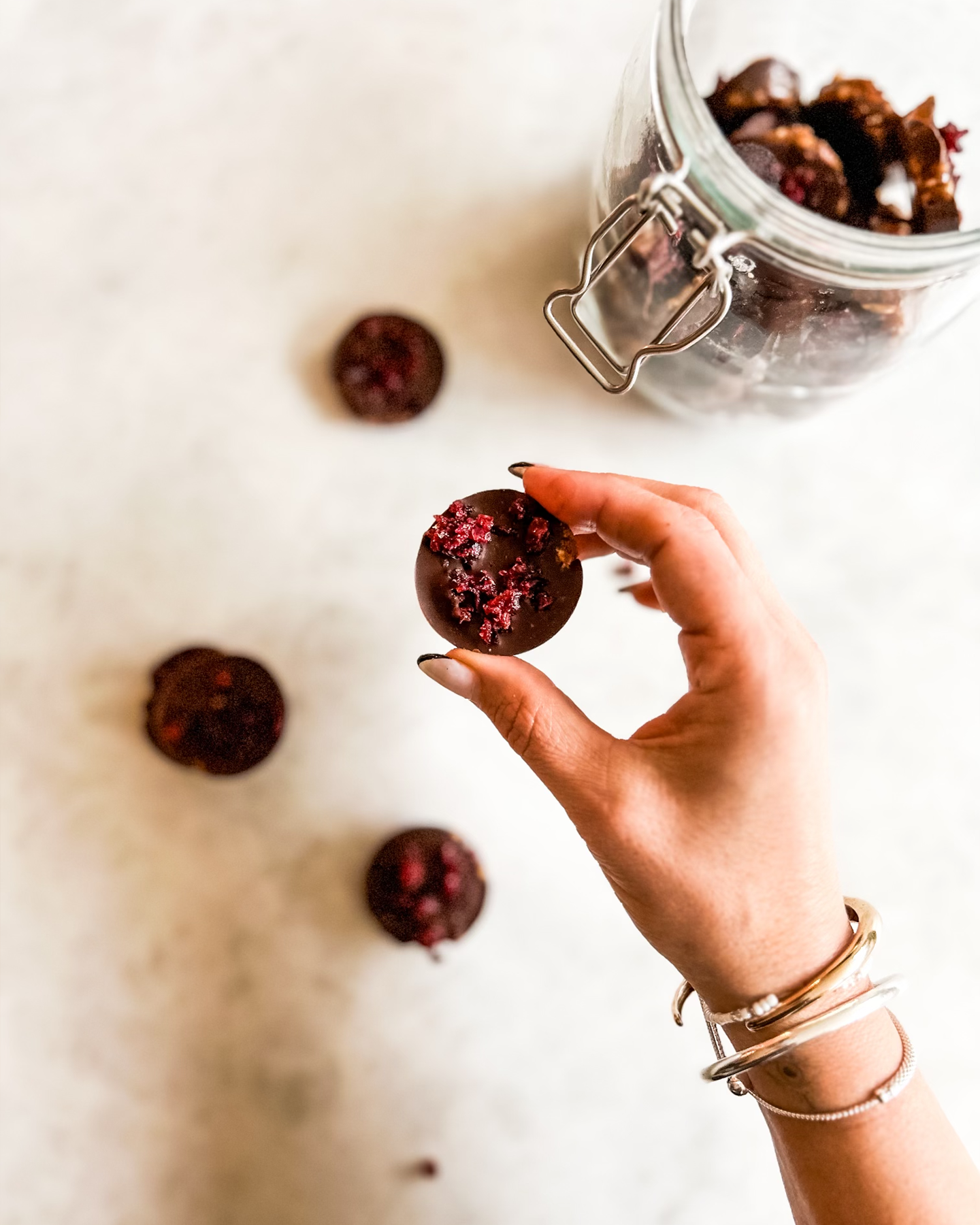 Cranberry Chocolate Bites