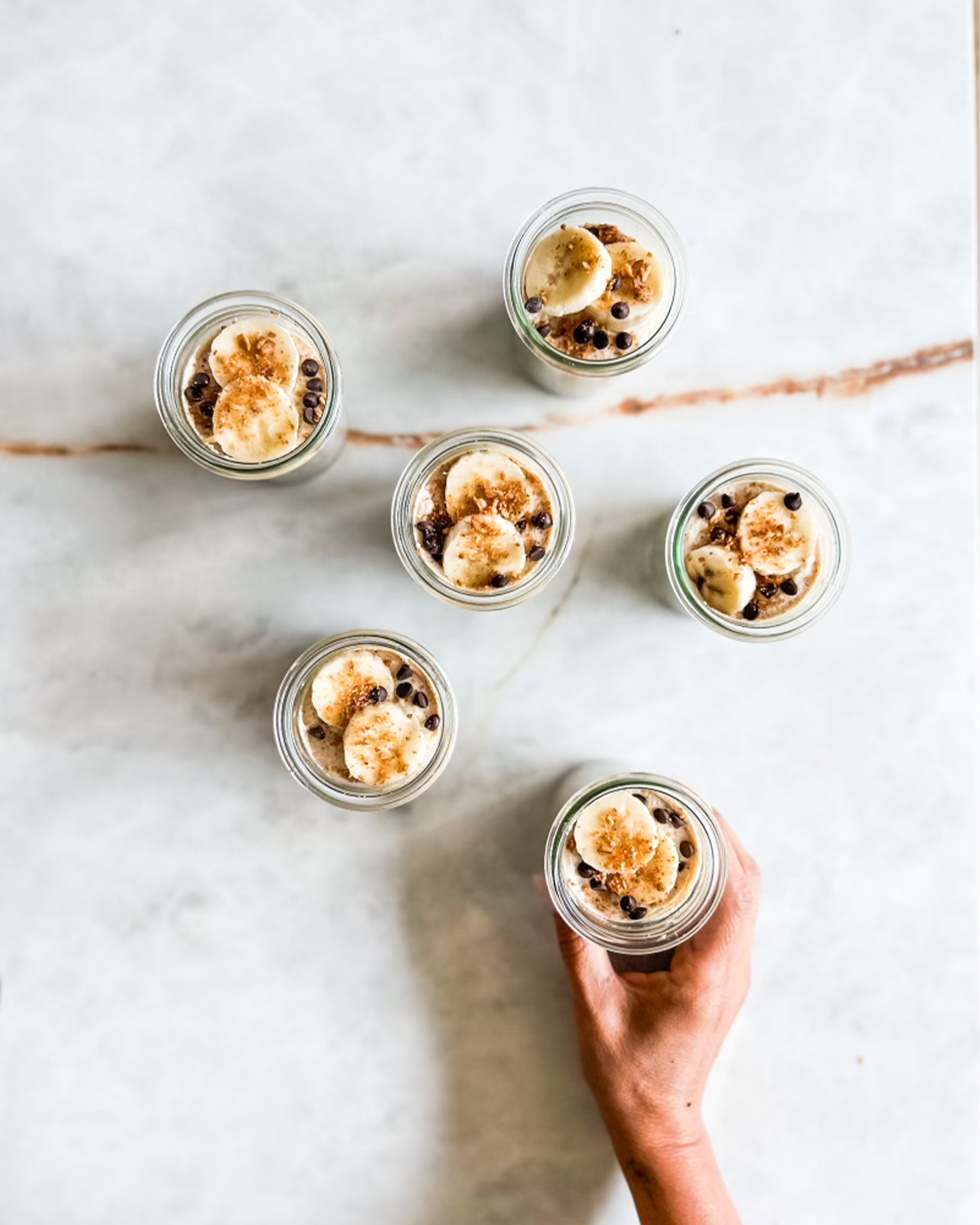 Banana Walnut Chai Pudding