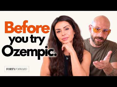 Elle Daftarian and Curtis Gillespie Sayers talking perimenopause weight loss advice without the hype